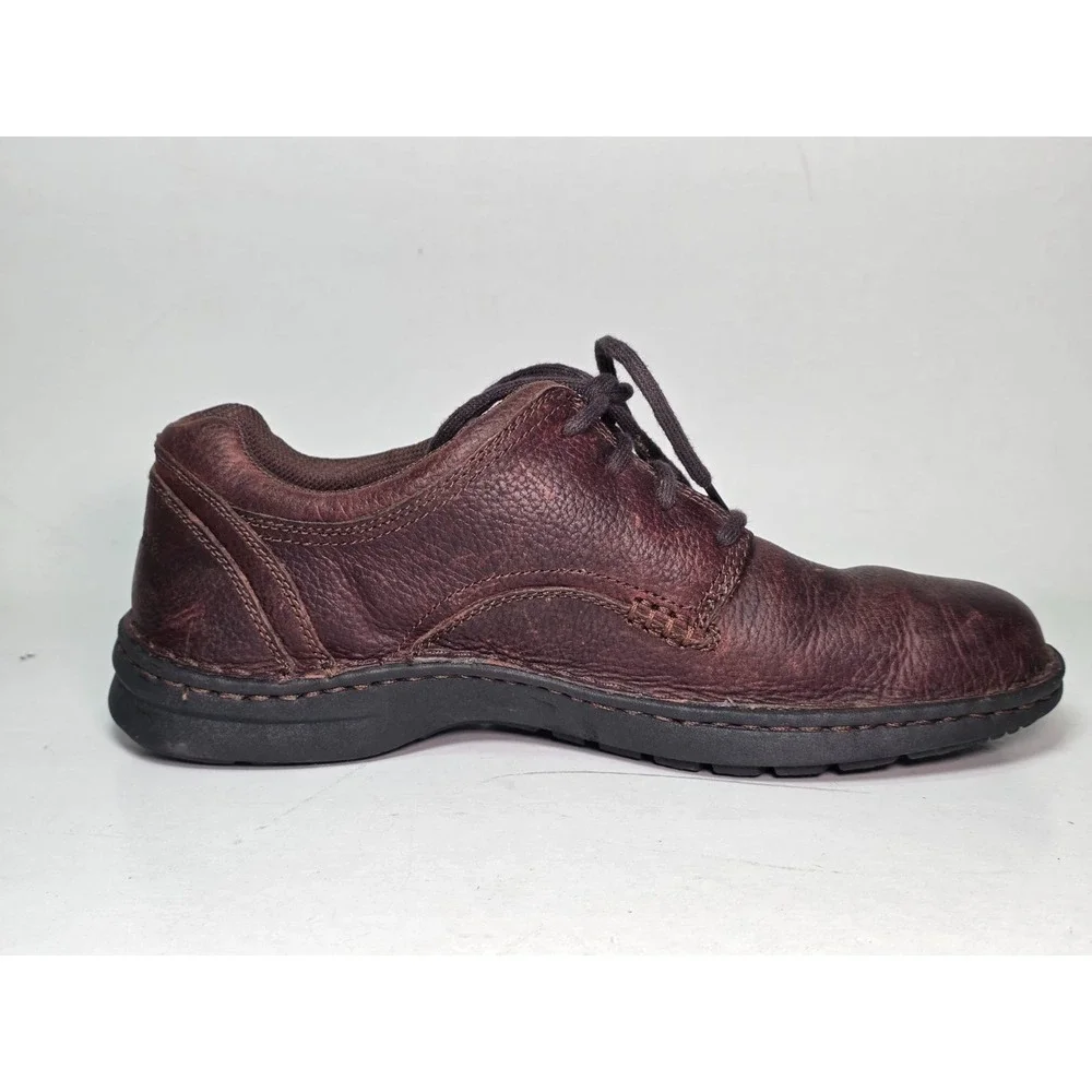 Columbia Pine Hollow Men's Oxford Casual Shoes Size 9.5 Brown Leather Memory